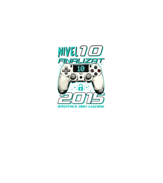 Nivel finalizat 10 2015 model negru pe tricou