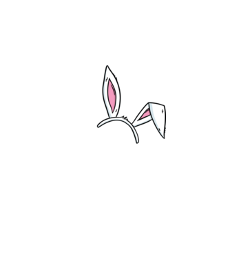 Primul nostru Paște împreună model alb pe tricou