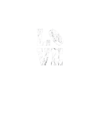 Love hockey model albastru jeanși pe tricou