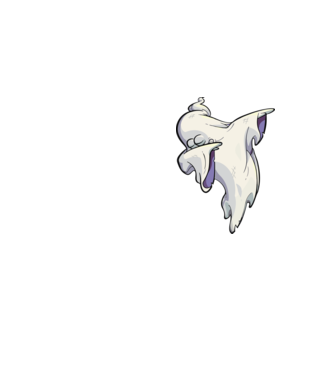 Dab ghost model galben neon pe tricou