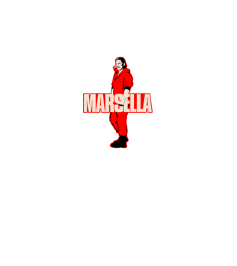 mareille la casa de papel model negru pe tricou