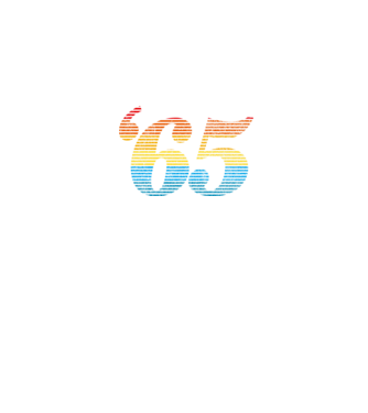 Retro Birthday 1965 model alb pe tricou