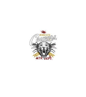 Minesota Cougars model negru pe tricou