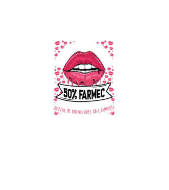 Sunt născută în august - 50% farmec - 40% nebunii și umor - Restul de 10% nu vrei să-l cunoști model  pe tricou