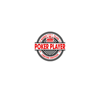 World class JUCĂTOR POKER model alb pe tricou