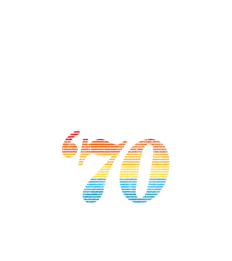 Retro Birthday 1970 model negru pe tricou