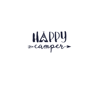Camper tepee model alb pe tricou