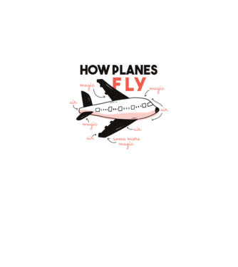 Avioane model alb pe tricou