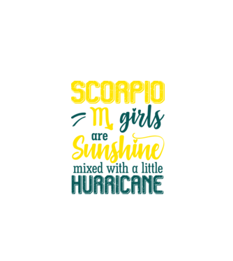 Sunshine with Hurricane SCORPIO model negru pe tricou
