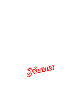 Cel mai bun TRACTORIST din lume model alb pe tricou