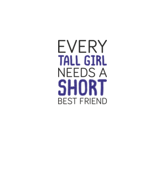 Short Freind model alb pe tricou