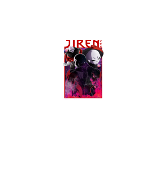 jiren dragonball model negru pe tricou
