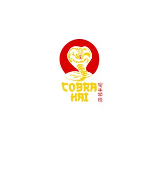 cobra kai japan logo model negru pe tricou