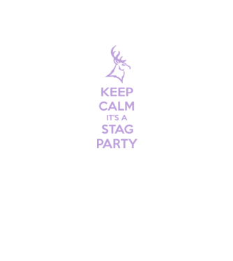 Keep calm stag party on model negru pe tricou