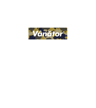 vânător model bordo pe tricou