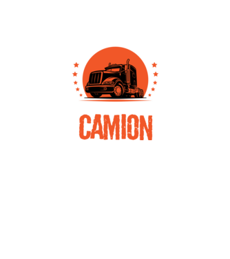Bărbatul adevărat conduce un camion model negru pe tricou