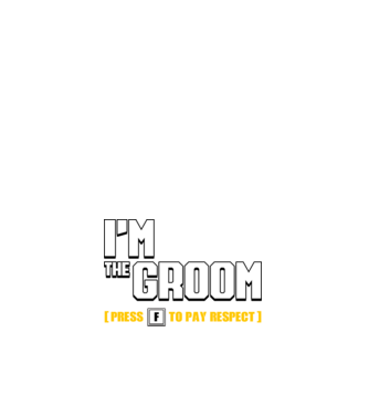 I'm the Groom  model alb pe tricou