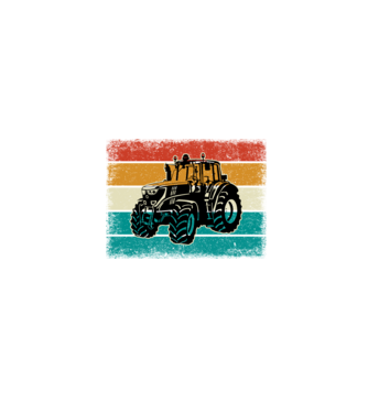 TRACTOR model negru pe tricou