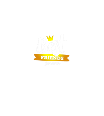 Best friends forever model negru pe tricou