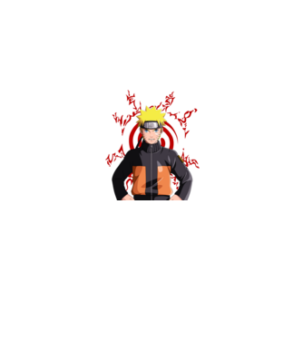NARUTO model albastru jeanși pe tricou