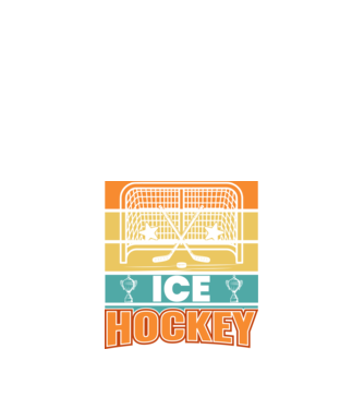 Ice Hockey model negru pe tricou