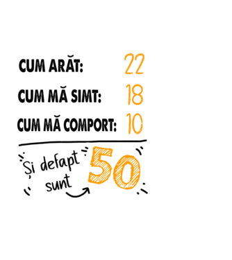 Aspect, senzație, comportament 50 Alb model alb pe tricou