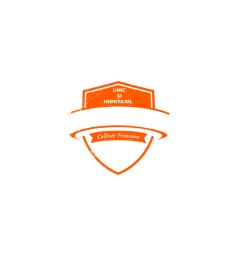 unic și inimitabil calitate premium_ATLET model negru pe tricou