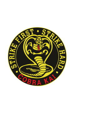 Strike first strike hard logo model alb pe tricou