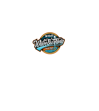 WaveSurfing model negru pe tricou