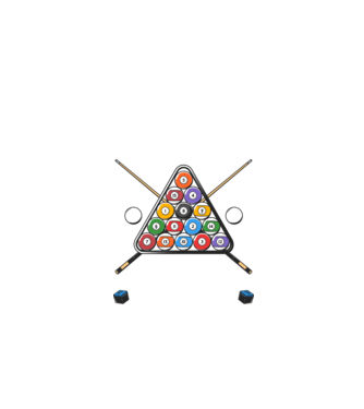IT WORKED IN MY HEAD Biliard model negru pe tricou