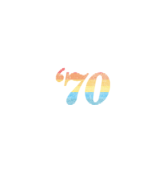 Retro Birthday 1970 model negru pe tricou