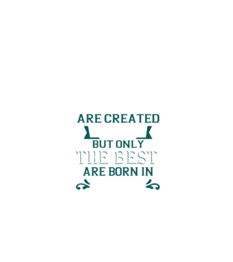 All men created equal but only the beat are born in july model albastru închis pe tricou