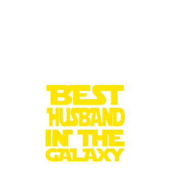 best husband in the galaxy model negru pe tricou
