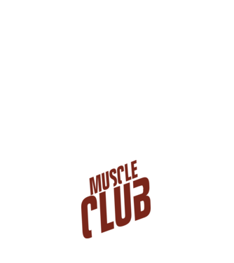 Muscle Club model negru pe tricou