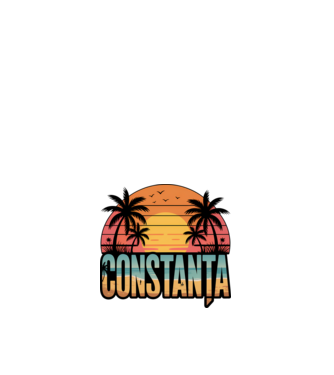 Constanța model alb pe tricou