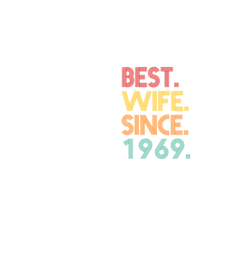 best wife since 1969 retro model galben neon pe tricou