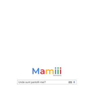 Mamiiii - Unde sunt pantofii mei? model negru pe tricou