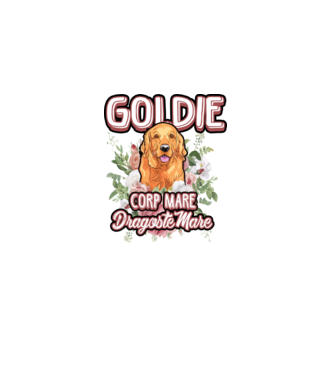Goldie picioare mici dragoste mare model roz deschis pe tricou