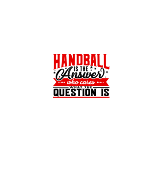 Sport is the answer HANDBALIST model alb pe tricou