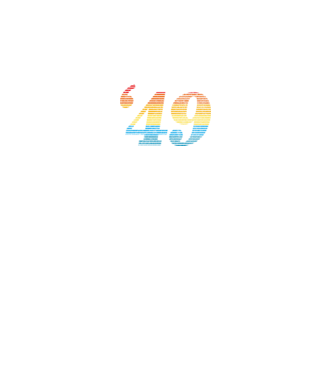 Retro Birthday 1949 model negru pe tricou