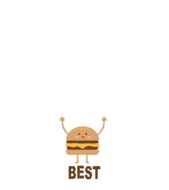Best hamburger model alb pe tricou