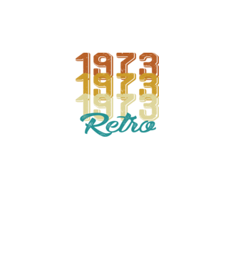 1973 retro model alb pe tricou