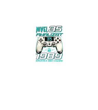 Nivel finalizat 35 1990 model negru pe tricou
