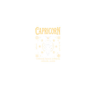 Zodiac femeie CAPRICORN golden model albastru jeanși pe tricou