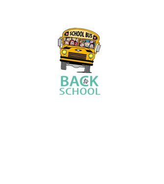 Back to school bus model negru pe tricou