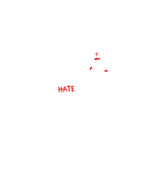 Zombies Hate Fast Food model negru pe tricou