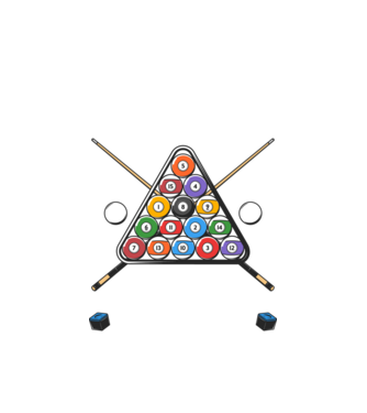 IT WORKED IN MY HEAD Biliard model alb pe tricou