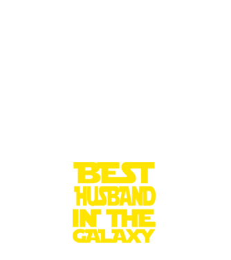 best husband in the galaxy model albastru închis pe tricou