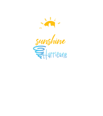 November Girls are Sunshine mixed with a little Hurricane model negru pe tricou