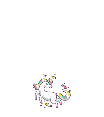 Unicorn Spark model albastru deschis pe tricou